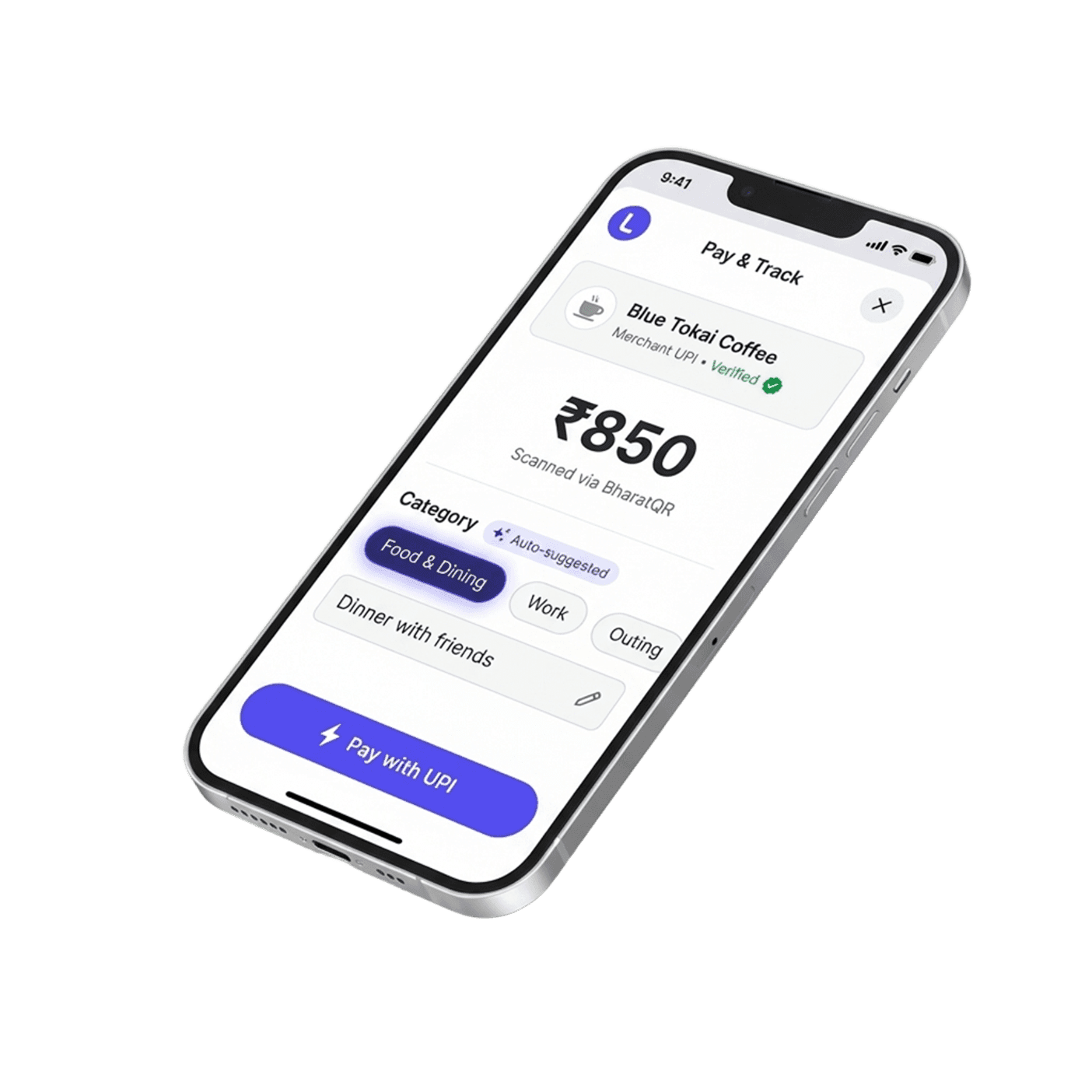 Ledgo App Mockup